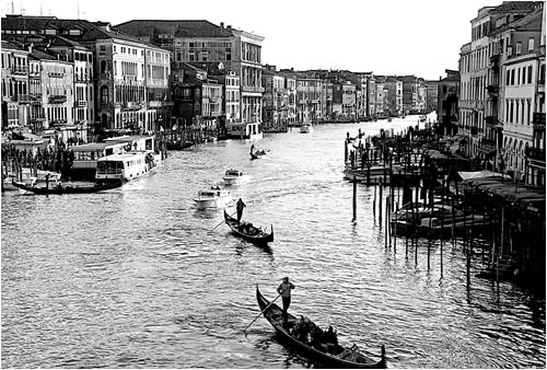 Grand Canal B&W